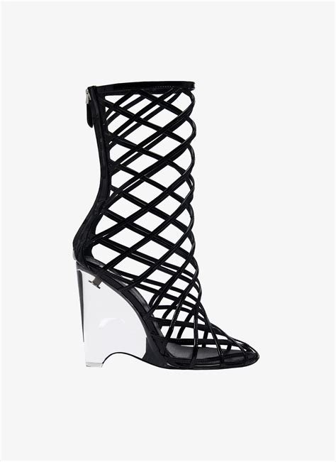 ysl cage boots